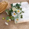 Parede pendurado açúcar soprando margarida manual simulação fabricantes de flores decoração para casa design casamento segurando buquê CF02007