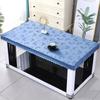 Cubierta de Mesa de Cuero con Borde Prensado Cubierta de Mesa de Café Impermeable, Anti-quemaduras, a Prueba de Aceite, Sin Lavado Patrón de Color Sólido Rectangular Cubierta de Cuero para Mesa de Comedor Venta al por Mayor