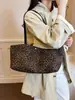 Bolso Tote de Leopardo de Moda 2026 Nuevo Bolso de Hombro de Gamuza para el Trabajo Bolso de Axila Bolso Baguette Bolso Tote para el Trabajo