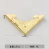 Nuevo estilo chino Cuerno de Murciélago Antiguo Protectores de Esquina de Cuatro Lados Código de Esquina Bronce Antiguo Accesorios para Maletas Cajas de Madera Fabricantes