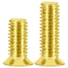 Acero Inoxidable 304 Fm Ranura Cruz Tornillos Pequeños de Cabeza Avellanada Dorados Fabricante M2M2.5M3M4