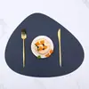 Jogo Americano, Mesa de Jantar, Tapete Isolante Térmico Estilo Japonês, Porta-Copo Anti-Escaldante, Utensílios de Mesa, Tigelas, Hashis, Prato de Jantar, Tapete de Couro Estilo Ocidental, Feito Sob Medida, Moderno e Simples