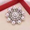 Pin Multifuncional Versátil para Bufanda, Anillo para Hacer Nudos en el Dobladillo de Camisetas, Broche de Perlas Artificiales, Broche de Ramillete
