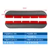 Visera de lluvia adhesiva ampliada y ensanchada para espejos retrovisores de coche, protector de lluvia para coche a prueba de lluvia, protector de lluvia y sol para espejo retrovisor de coche