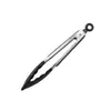 Set de diez piezas de utensilios de cocina de silicona negra con tubo de almacenamiento negro antiadherente, espátula de cocina y juego de cucharas de silicona suave