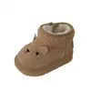 Botas de Neve para Meninas com Lã Adicional e Espessamento, Desenho Animado, Novo Estilo Inverno 2026, Botas Quentes de Algodão para Bebês Meninas, Solado Macio, Sapatos de Algodão para Crianças Pequenas