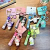 Pingente Autêntico Sanrio Hellokitty Série Clássica Vermelho, Azul e Branco, Chaveiro Fofo, Pingente de Boneca para Carro