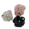 Pinza de Flor de Begonia de Malla Floral Versátil Estilo Romántico Simple de Gama Alta Accesorio para el Cabello Medio Recogido para Mujeres