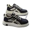 Zapatos Casuales Versátiles de Moda para Hombre Otoño e Invierno Nuevas Zapatillas Deportivas con Plataforma Gruesa para Aumentar Altura Cordones Frontales Zapatos Simples de Moda Transfronterizos