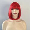 Conjunto de simulación de cabello corto de color de comercio electrónico transfronterizo con hebilla interior de micro-rollo Qi bang Bobo de fibra química, cubierta de cabeza completa en stock para Europa y Estados Unidos