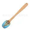 Espátula multifuncional para pasteles de cocina, mango de madera para hornear, cuchillo mezclador, herramienta, raspador de silicona de dibujos animados, molde, venta al por mayor de utensilios de cocina
