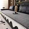 Cojín Antideslizante de Chenilla para Sofá, apto para todas las estaciones, modelo nuevo simple moderno de alta gama, funda de cojín para asiento, antiarañazos de gato