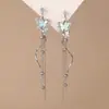 Novos Brincos Borboleta de Design Retro Estilo Chinês para Mulheres Design de Nicho para Mulheres Brincos Elegantes Super Fada de Alta Qualidade Brincos