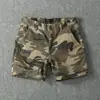 Pantalones cortos de camuflaje para hombre, modernos y casuales, pantalones cortos elásticos de tres cuartos y cuatro cuartos para hombre 2026, pantalones ultra cortos de verano, pantalones de marca de moda de 3/4