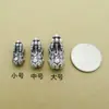 Nuevo Plata de Ley 999 Estilo Retro Pixiu 3D Plata Dura Árbol del Dinero Cuerda Pixiu Tejida Cuentas Accesorios de Plata DIY