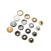 201 Botones de Presión Metálicos Botones para Coser Acero Inoxidable Planos Ropa Botones Ocultos Botones sin Coser Venta al por Mayor de Fabricante