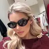 Gafas de Sol Irregulares Estilo Retro Americano INS para Mujer Personalidad de Moda Callejera Gafas de Sol de Moda Estilo Clásico Gafas Versátiles