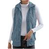 Chaleco sin mangas de Jacquard Engrosado de Doble Cara de Forro Polar para Mujer, Top Deseo de Comercio Exterior de Estación Independiente Otoño e Invierno 2024 Nuevo en Amazon