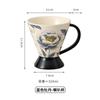 Taza de Cerámica Estilo Medieval, Cáliz Retro, Taza de Oficina, Taza de Café de Restaurante, Taza de Desayuno, Vaso de Agua de Recuerdo