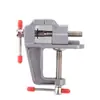 Torno de Bancada Feito à Mão para Uso Doméstico, Pequena Bancada de Marcenaria, Mini Torno de Fixação de Ferragens em Miniatura, Ferramenta Manual