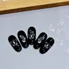 Novo Adesivo para Nail Art Estéreo 5D Em relevo Borboleta Flor Renda Laço Rosa Adesivo de Unha de Alta Qualidade