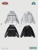 BE sudadera con capucha retro de alta calle europea y americana para hombre otoño e invierno 2025 lavada forrada de felpa gruesa deportiva marca de moda sudadera hombre