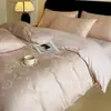Juego Sencillo y Lujoso de 60 Piezas, Tejido Grueso Jacquard Estampado en Relieve, 100% Algodón, Clase A, Apto para Bebés, Adecuado para Dormir Desnudo, Ropa de Cama con Funda de Edredón