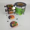 Película de Plástico Impresa Personalizada Película para Tapa de Vaso Papel Plástico Tapa para Vaso de Té con Leche Sellado de Película Transparente Rollo de Película para Tapa de Vaso Desechable