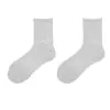 Meias Masculinas, Meias de Cano Médio, Meias Esportivas de Basquete Cor Sólida Outono e Inverno, Meias de Cano Curto Primavera e Verão, Meias de Algodão Atacado