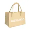 Bolsa de fieltro con logo personalizado, de alta calidad, bolsa de mano de gran capacidad, bolso, bolsa de regalo, bolsa de almacenamiento
