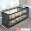 Cortina para Puerta de Gabinete para Ocultar Desorden, Cubierta para Gabinete de Cocina, Gabinete para Zapatero, Cortina a Prueba de Polvo para Armario, Gabinete sin Taladro