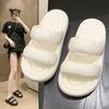 Casa de banho, banheira, chinelos antiderrapantes, chinelos femininos ao ar livre, slip-on slip-on fundo grosso, casal estudantes dormitório chinelos
