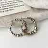 Coleção de Brincos Dourados Café Estilo Retro de Luxo Leve de Ponta Simples Versátil para o Trabalho e Uso Diário, Brincos com Design de Nicho para Mulheres