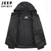 Outono estilo coreano em estoque bolso lateral casual comum Verde Juventude ajuste jaqueta com zíper e capuz 0927