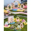 Câmera Marinha Floral de Primavera - Exibição de Arte Floral com Tema Marinho, Exibição Decorativa Comercial, Adereços para Fotos