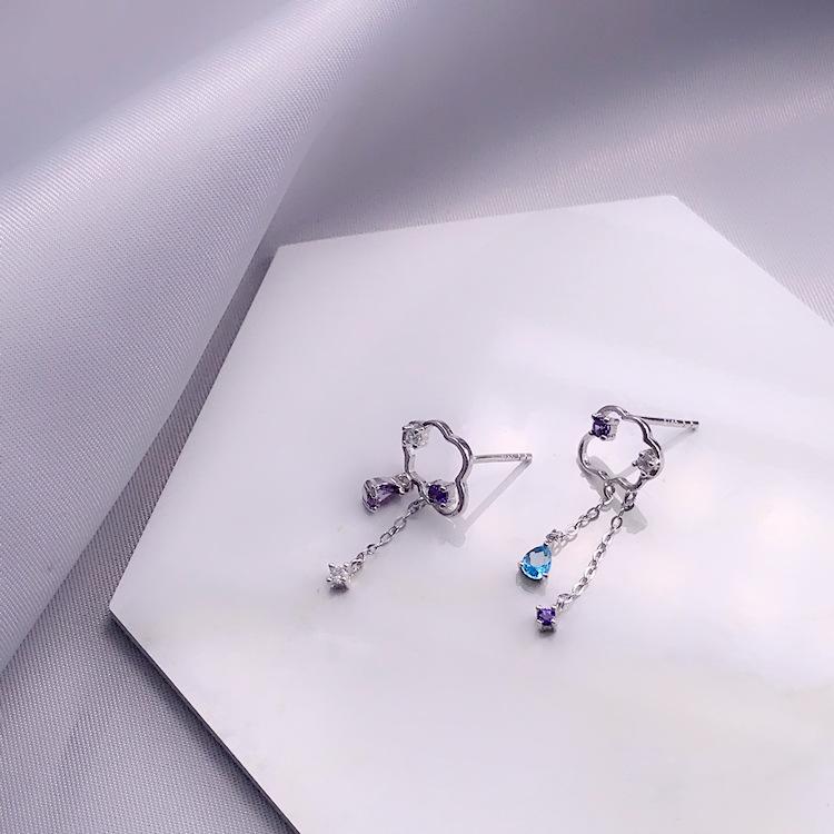 ED802999不对称云朵耳钉