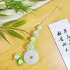 Novo [Hua Chen Yue Xi] Novo Lírio-do-vale Chinês Pingente Decorativo Fivela Ping An para Bolsa Sapato Corrente para Celular Cordão