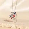 Collar de Flor de Girasol Estilo Coreano Lujo Ligero Chapado en Cobre Oro de 18 Quilates Diamante Estilo Ins Diseño Personalizado Cadena para Clavícula Joyería para Mujeres