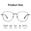 Armazones para gafas de prescripción fotocromáticas de titanio puro ultraligeros para hombre, elegantes y versátiles, gafas con protección UV para mujer, gafas de Danyang