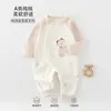 Roupas de Bebê, Classe A, Algodão Puro, Macacão para Bebê de Meses Pequenos, Novo Estilo Primavera, Body Borboleta para Recém-Nascido, Sem Costura