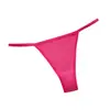 Personalizado de Fábrica Transfronterizo Europa y América Más Vendido Color Sólido Rojo Rosa Tanga Sexy con Cordones Playa Tomar el Sol Ropa Interior para Mujer
