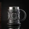 Taza de Cerveza de Resina con Forma de Barril de Madera Taza de Cerveza de Acero Inoxidable con Imitación de Madera Taza con Forma de Barril Taza con Forma de Tambor Cafetera Taza de Barriga