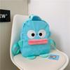 Nova mochila escolar peixe feio fofo monstro peixe boca grande engraçado mochila de jardim de infância feminina grande capacidade mochila infantil personalizada