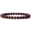 Pulsera unisex sencilla de alta gama para viajeros, con cuentas de piedra calientes de 6 mm transfronterizas de Europa y Estados Unidos, cuerda elástica para hombre y mujer que combina con todo.