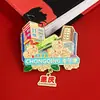 Pegatinas de Refrigerador de Chongqing Ciudad de China Jiefangbei Liziba Hongyadong Imán de Recuerdo Turístico Pegatinas de Refrigerador Wenchuang