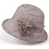 Sombrero de Sol de Verano para Exteriores para Mujer, Malla Transpirable, Elegante Sombrero de Pescador de Ala Ancha, Elegante Sombrero de Sol para Mamá con Protección Solar
