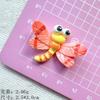 Abeja de Dibujos Animados Libélula Accesorios de Resina Pegamento Crema DIY Accesorio para el Cabello Diadema Funda para Teléfono Hebilla para Zapato Colgante para Llaves Material