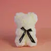 Oso de Rosas de 25 cm Regalo para el Día de San Valentín, Día de la Madre, Cumpleaños Admite Procesamiento Personalizado Arte Floral Flores Eternas Flores Hechas a Mano
