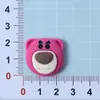 Zapatos Croc de Oso Fresa de Dibujos Animados Imán para Refrigerador Accesorios de Resina Materiales para Manualidades Accesorios de Cuerpo Completo Funda para Teléfono Croc