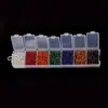 2/3/4mm Contas de Arroz de Vidro Cor Sólida Conjunto Misto Sete Cores Caixa Acessórios para Joias Feitas à Mão DIY Materiais Atacado Transfronteiriço